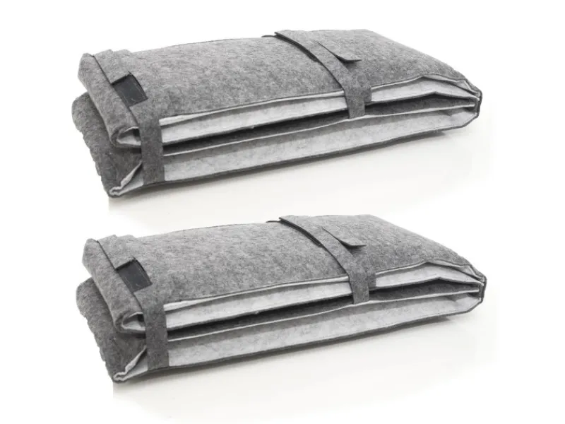 DuneDesign Kissen^2 Bierbank Auflagen zum Wenden 220 x 25 x 2 cm inkl. 12 Bodenschoner