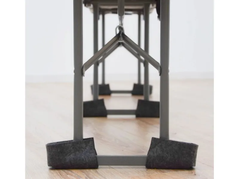 DuneDesign Kissen^2 Bierbank Auflagen zum Wenden 220 x 25 x 2 cm inkl. 12 Bodenschoner