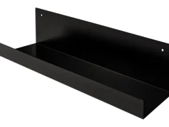 Duraline Regalträger Doppelt Gefalzt Schwarz Stahl 60 cm x 15 cm x 15 cm