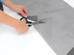 Easymaxx Fenster-Moskitonetz Magic Klick Schwarz 150 cm x 130 cm