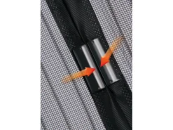Easymaxx Tür-Moskitonetz Magic Klick Schwarz 90 cm x 210 cm