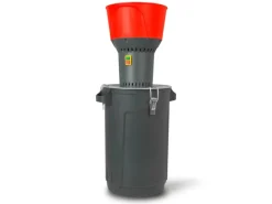 Eberth Kleintierbedarf^Elektrische Getreidemühle 60L Eimer 1300 W 13L Einfülltrichter 400 kg/h