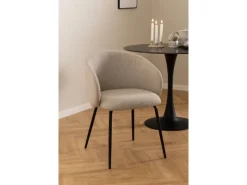 ebuy24 Eleanor Esszimmerstuhl Mit Armlehnen Stoff Beige