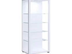 Vitrinen^ebuy24 Glasol3 Vitrinenschrank Weiß