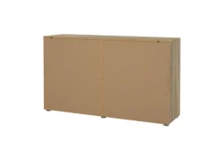 Bettwäsche^ebuy24 Pepe Kommode 8 Schubladen Eichenstruktur-Dekor