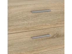 Bettwäsche^ebuy24 Pepe Kommode 8 Schubladen Eichenstruktur-Dekor