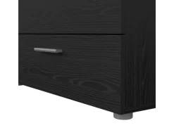 Bettwäsche|Kommode^ebuy24 Pepe Kommode 8 Schubladen Schwarze Struktur