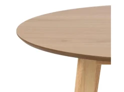 Klarlacke^ebuy24 Roxby Esstisch Ø105cm EichenDekor