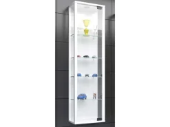 Vitrinen^ebuy24 StanoMini Glasvitrinen Wandhängend 1 Glastür Weiß