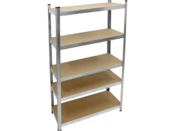 ECD Germany 2Er Set Werkstattregal 200x100x50 cm Metall Verzinkt bis 750 kg