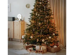 ECD Germany LED Micro Cluster Lichterkette 24m 800 LEDs Extra Warmweiß IP44