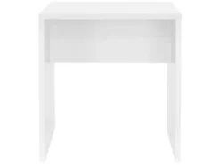 ECD Germany Schminktisch Set mit Hocker Spiegel LED-Beleuchtung 108x40x140 cm