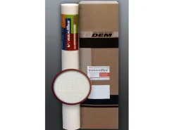 Überstreichbare Tapeten^EDEM 80375BR60 Vliestapete überstreichbar Stoff Textur Textil Struktur 1 Karton mit 6 Rollen 159 m2 Weiß