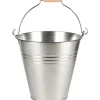Malerbedarf^Eimer mit Henkel und Holzgriff 3,2 l Zink Standard