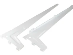 Regal Weiß^Einloch-Winkelträger 48 cm 2 Stück