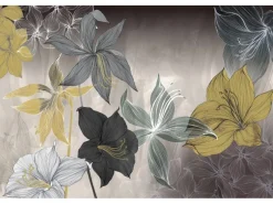 ELLE Decoration by Crown Fototapeten^Erismann Fototapete ELLE Decoration 2 Design AMARYLLIS grau