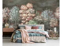 ELLE Decoration by Crown Fototapeten^Erismann Fototapete French Forest 400 cm x 270 cm Rose