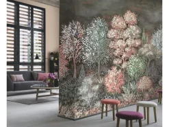 ELLE Decoration by Crown Fototapeten^Erismann Fototapete French Forest 400 cm x 270 cm Rose