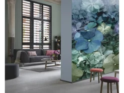 ELLE Decoration by Crown Fototapeten^Erismann Fototapete Hydrangea 150 cm x 280 cm Blau