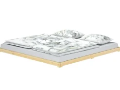 Erst-Holz Betten^Echtholzbett Futonbett Doppelbett 180 x 200 Kiefer Modell 47 ohne Zubehör