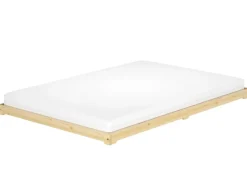 Erst-Holz Betten^Futonbett Massivholz Extra Niedrig Kiefer Massivholz 140 x 200 Modell 47 ohne Zubehör