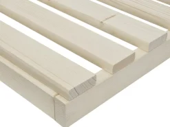 Erst-Holz Niederflurbett Metallfrei 140 x 200 Futon Lattenrost Fichte Modell 97 ohne Zubehör