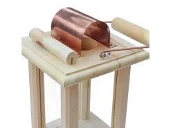 Erst-Holz Laternen^Schöne Zirbenholzlaterne für Innenräume und Draußen als Dekoration