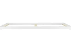 Erst-Holz Betten^Weißes Niederflurbett Futonbett Kieferholzbett 180 x 200 Modell 47 ohne Zubehör