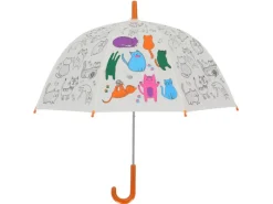 Esschert Ausmalregenschirm Katzen Ø 70,5 cm x 69,2 cm