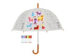 Esschert Ausmalregenschirm Hunde Ø 70,5 cm x 69,2 cm