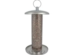 Esschert Vogelbedarf^Design Edelstahlnusssilo