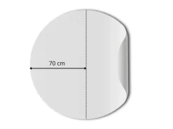 ESTAhome Wandtattoos^Selbstklebende Runde Tapete Dschungelmuster Grün Ø 140 cm 159087