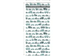 ESTAhome Tapezierzubehör^Tapete Autos Graublau 0,53 x 10,05 m 139045