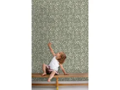 ESTAhome Tapete Blumen Grün 50 x 900 cm