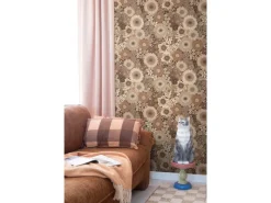 ESTAhome Tapetenmuster^Tapete Retro Blumen 50 x 900 cm