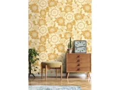 ESTAhome Tapetenmuster^Tapete Retro Blumen 50 x 900 cm