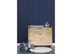 ESTAhome Tapezierzubehör^Tapete Sterne Marineblau 53 cm x 10,05 m 136461