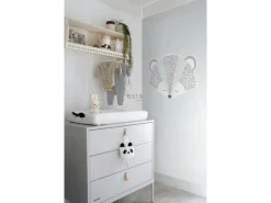 ESTAhome Wandtattoos^Wandtattoo Tierköpfe Grau und Blau 70 x 51 cm 158967