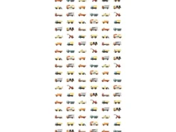 ESTAhome Wandtattoos^Wandtattoo Tierköpfe Grau und Blau 70 x 51 cm 158967