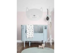 ESTAhome Wandtattoos^Wandtattoo Tierköpfe Hellgrau 70 x 58 cm 158970