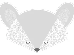 ESTAhome Wandtattoos^Wandtattoo Tierköpfe Hellgrau 70 x 48 cm 158968