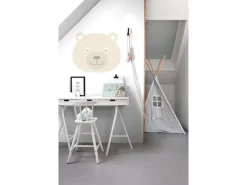 ESTAhome Wandtattoos^Wandtattoo Tierköpfe Beige 70 x 62 cm 158971