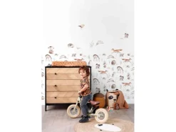 ESTAhome Wandtattoos^Wandtattoo Waldtiere Braun 33 cm x 47,5 cm 156116