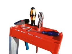 Euroline Premium 32577 Stufenstehleiter mit Sicherheitsbrücke 4 Stufen