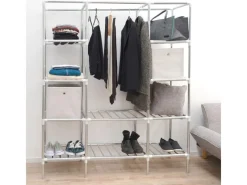 eyepower Breiter XXL Kleiderschrank 178 x 148 x 44,5 cm