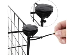 Kleintierbedarf^Feandrea Freilauf 143 cm x 73 cm x 46 cm Weiß