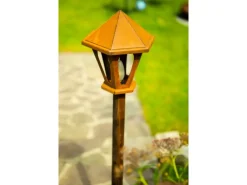 Laternen^Ferrum Art Design Laterne mit Acrylglas 156 cm x 31 cm Rostoptik