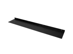 FIFITARA Wandregal 100 Cm Aus Stahl Schwarz Pulverbeschichtet Wandboard Bücherregal Metallregal