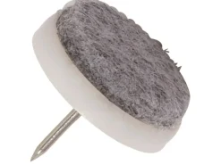 Filzgleiter mit Stift Ø 20 mm 8 Stück Weiß