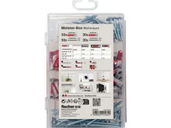 Fischer Wandregale^Meister-Box Wohnraum + Schrauben (160 Teile)
